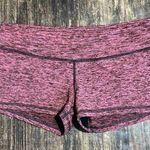 FLEO Medium Red Heather Print Spandex Workout 2.5" Shorts CrossFit Lifting Gym L Size L Photo 0