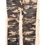 Forever 21  women's waist 29" black/green/brown camo jeans Photo 4