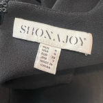 Shona joy Ruffle Front Tie Waist Midi Dress Black Photo 4