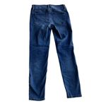 White House | Black Market WHBM Skinny Ankle Jeans Blue Size 2P Petite Sequin fray Photo 7