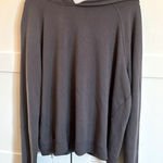 Athleta  Long Sleeve Sweatshirt Hoodie Size Large Casual Comfy Gray Purple Photo 0