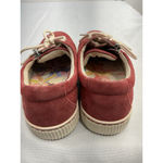 Womans Born Fashion Sneakers 6.5 M Maroon Lace Up Zip Accent Red Photo 3