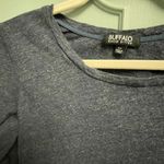 Buffalo David Bitton  Sz Small Long Sleeve Slub Navy Basic Layering Casual Top Photo 1