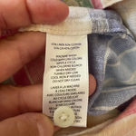 BeachLunchLounge Women’s Beach Lunch Lounge multi-colored linen blend striped sleeveless top L Photo 3