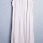 Lewit White Sleeveless Corset Detail Midi Dress Size 12 Photo 0