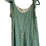 Fantastic Fawn Green Floral Boutique Top, size Large Photo 0