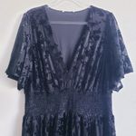 Baltic Born Veronica Velvet Maxi Dress Short Sleeve New Without Tags Photo 3