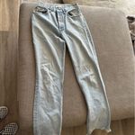 AGOLDE  Lana Faded Blue Denim Jeans 26 Butt Rip Photo 1