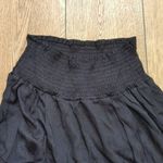 None 🆕 Women's Plus 2xl Black Beach Pants Wide Leg Smocked Waist Semi sheer Photo 1