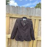 Tahari Blazer Women‎ Brown Button Down Career Jacket Pockets 4 Petite Work Photo 3