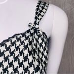 Cacique Vintage  lingerie houndstooth silky teddy bow sleepwear nightgown sz med Photo 2