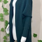 Old Navy Green Whimsical Knit Long Open Cardigan Photo 2