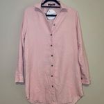 Boohoo Pink Corded Shacket Dress Photo 1