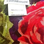 Croft & Barrow  black rose scarf Photo 5
