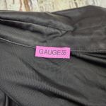 GAUGE81 Utena Dress in Black Size Large Long Sleeve Plunging Neckline Photo 9