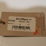 THML /ANTHROPOLOGIE  Art Effect Embroidered Top Size L Open Back Black NEW Photo 10