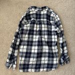 Old Navy  Blue and White Button Down Shirt Photo 2