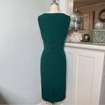 Evan Picone  Hunter Green Sheath Dress Size 12 Formal Holiday Party Wear Photo 4