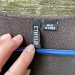 Ethyl Size XXXL long open vest Brown Photo 2