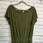 Pretty Garden Olive Green One Piece Jumpsuit SZ M Romper Utility Lounge Stretch Photo 1