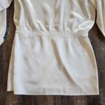 Retrofête Retrofete Elio Dress in Ivory One Shoulder Long Sleeve Size Large Photo 9