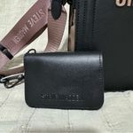 Steve Madden Bevelync Black Multi Convertible Crossbody Satchel Bag Photo 2