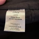 JAG Jeans Chino Shorts Women's 22W Black‎ Plus Size Stretch Mid Rise NWT Black Photo 5