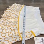 Sofibella 15” Mid Rise Gold Jewel White And Yellow Side Pocket Tennis Skirt Skor Size 1X Photo 8