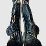 Saniya boho black leather strappy flats. Size 39 Photo 2