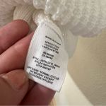 Theory  white open knit crochet tunic top MEDIUM Photo 8