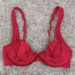 Cacique  lingerie satin red underwire front clasp bra size 34B Photo 0