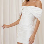 Petal and Pup  KAELI MINI DRESS - WHITE Size 4 Photo 0