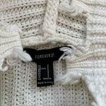 Forever 21 F21 white cropped zip up sweater  Photo 1