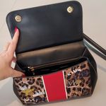 Dolce & Gabbana  Miss Sicily Leopard Graffiti Printed Leather Bag Photo 4