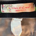 Chris & Carol Open Knit Dolman Short Sleeve Green Stripe Sweater Navy Blue S Photo 9