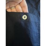 Allen Allen  Linen Pants Plus 1XL Navy Blue Pockets Timeless Excellent Photo 7