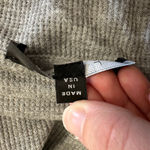 Y2K FORE Gray Ribbed Knit Collared Crop Top Preppy Minimal Streetwear Women’s M Size M Photo 5