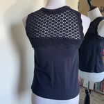 Loft XXS Petite Navy Blue Sleeveless Top Photo 3