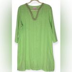 Lilly Pulitzer  Esme Lurex Crinkle Metallic Stripe
Tunic Cover-up Dress L Photo 2
