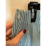 Piazza Sempione Pants Women 10 Blue Green Diamond Print Cropped Audrey Trousers Photo 7