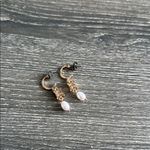 Urban Outfitters  Elegant Gold and Pearl Earrings Photo 1