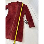 NWT Leathervilla Vintage Suede Burgundy Coat Outdoor VTG Gorpcore Womens Size S Red Photo 3