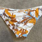 Cupshe  Neutral Floral Print Low Rise Hipster Bikini Swim Bottoms Size L Photo 3
