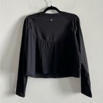 Lululemon  Long Sleeve Crop Black Photo 3