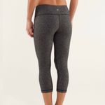 Lululemon Black / Grey Marled Capri Leggings Photo 1