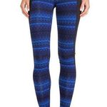 Alo Yoga Illusion 3 Legging High Waisted Patterned 7/8 Arctic Royalty Black 6 S Photo 0