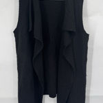 Gap Wool Blend Open Front Cardigan Women XL Black Minimalist Casual Fall Winter Photo 0