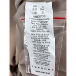 Topshop Belted Blazer Jacket Tan Beige Size 2 NWT Tailored Longline Modern Fit Photo 9