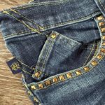 Rock & Republic Rock &‎ Republic Jeans Kasandra Blue Studded Bootcut Distressed Mid Rise 8 Photo 3