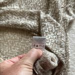 Wallflower Cream Knit Cardigan Kimono Sweater Size XL Tan Photo 8